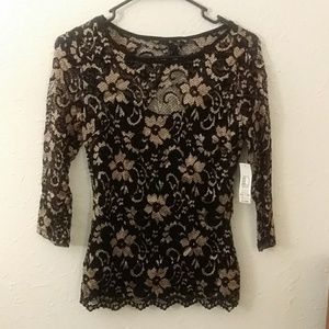 Gold and black long sleeve